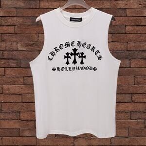 Chrome Hearts Men's White Vest